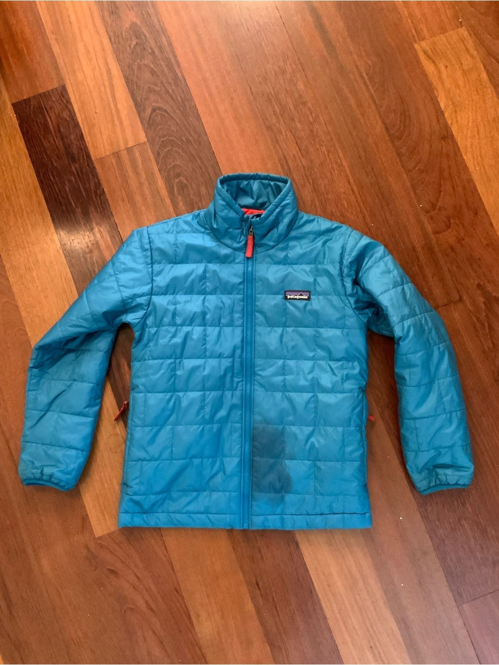 Patagonia Kids Blue Lightweight Down Windbreaker
